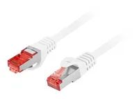 Lanberg Patchkabel CAT.6 S/FTP LSZH CU 2,0m Fluke Zert. wß - Netzwerk - CAT 6 (PCF6-10CU-0200-W) - Netzwerk - CAT 6