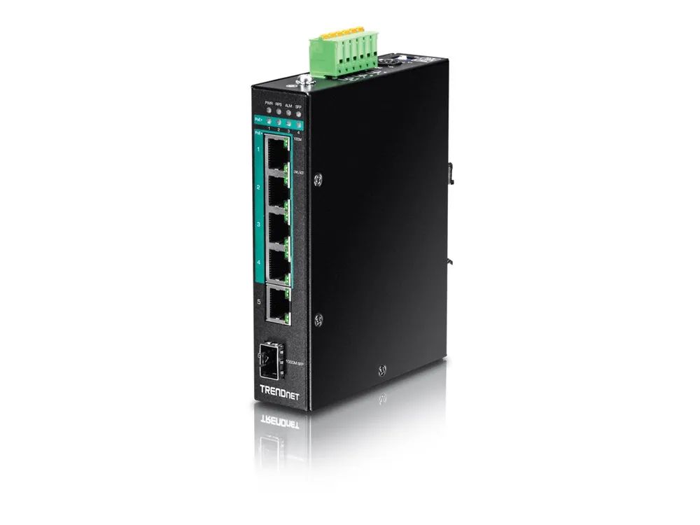 TRENDnet TI-PG541I - Switch - managed - 4 x 10/100/1000 (PoE+)