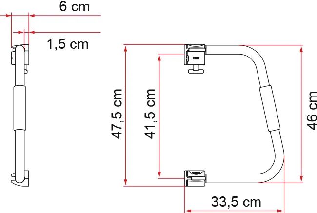 Fiamma Einstiegshilfe SECURITY 46 weiß