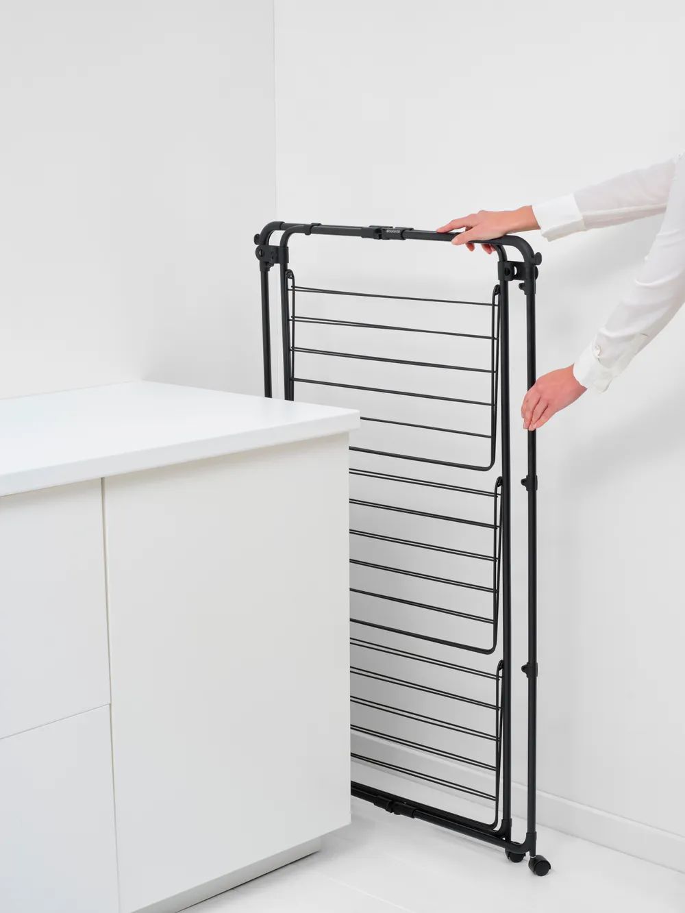 Brabantia HangOn Turm-Trockengestell, 23 m - Matt Black