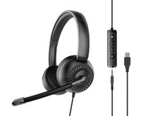 SPEEDLINK Office Headset METIS USB Stereo schwarz retail - Headset - Lautstärkeregler
