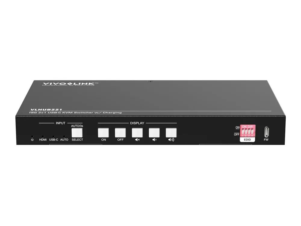 VivoLink VLHUB221 - 2x1 Switcher / Audio Disembedder