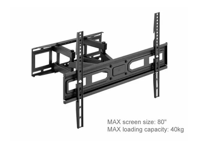 Equip Halterung - Voll beweglich - für LCD-Display / Curved LCD-Display - stainless steel, Kunststoff - Schwarz - Bildschirmgröße: 94-203 cm (37"-80")