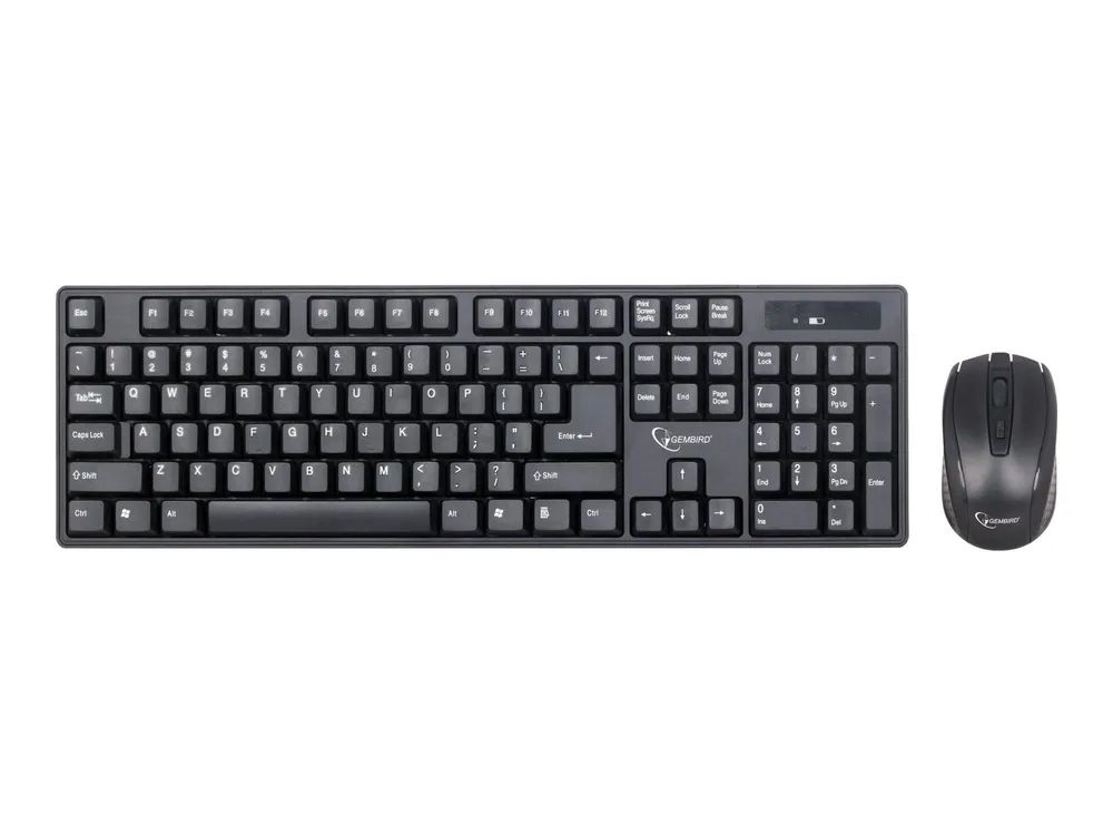 Gembird KBS-W-01 - Tastatur-und-Maus-Set - kabellos