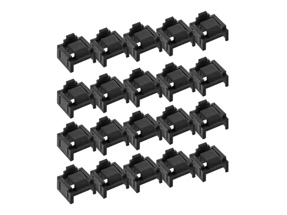 InLine RJ45 Portblocker - 20 Blocker Nachfüllpack - schwarz