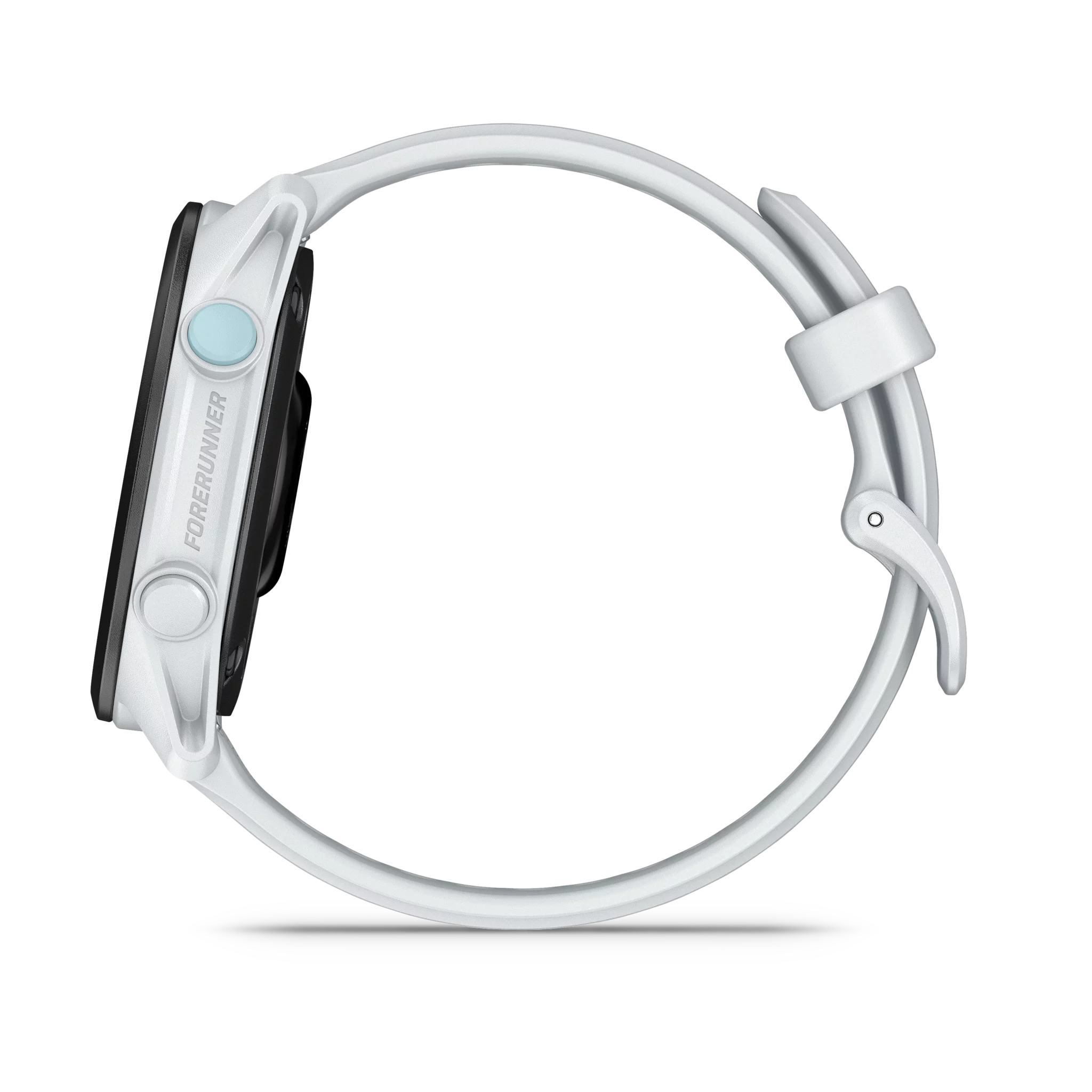 Garmin Forerunner 70 Steinweiss/Schwarz mit Schnellwechsel-Silikon-Armband