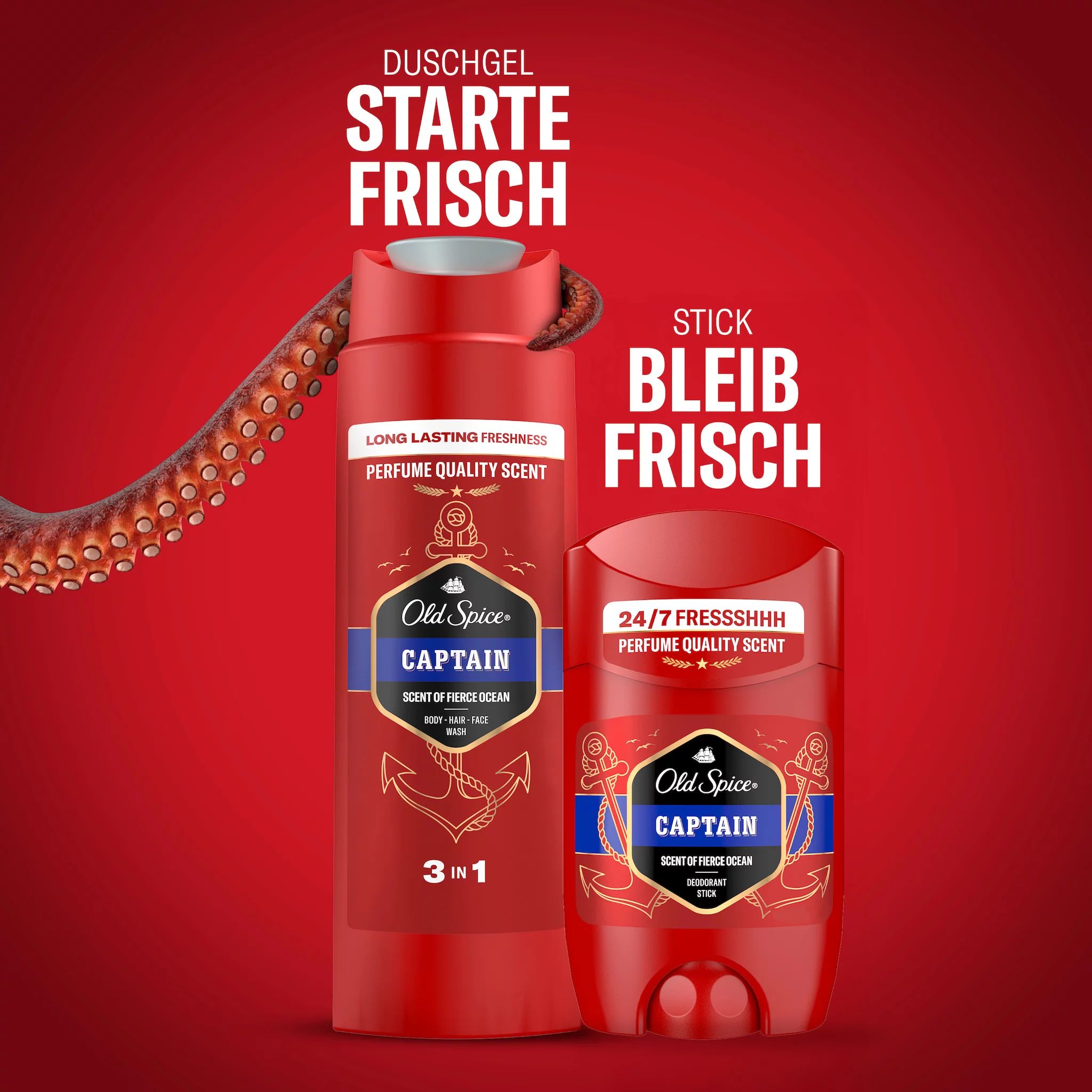 Old Spice Geschenkset Modern Captain (Stick, SG)