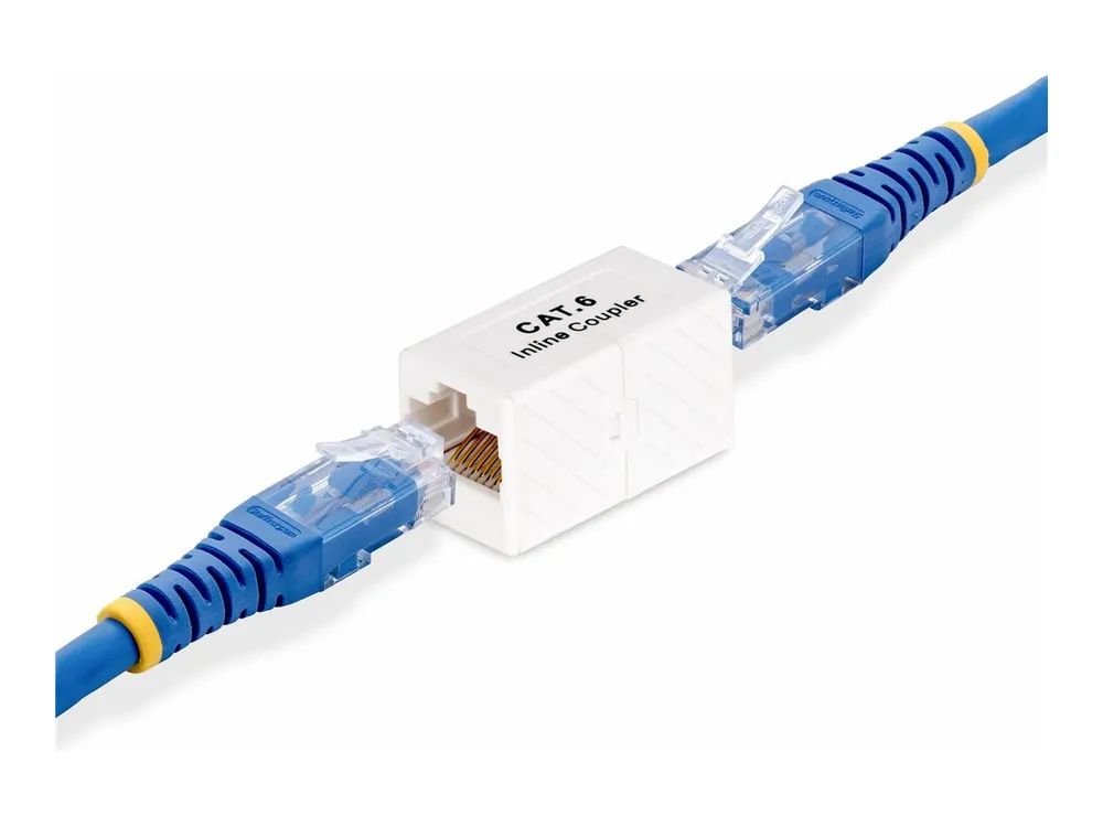 StarTech.com RJ45 Coupler, Inline Cat6 Coupler, Female to Female (F/F)