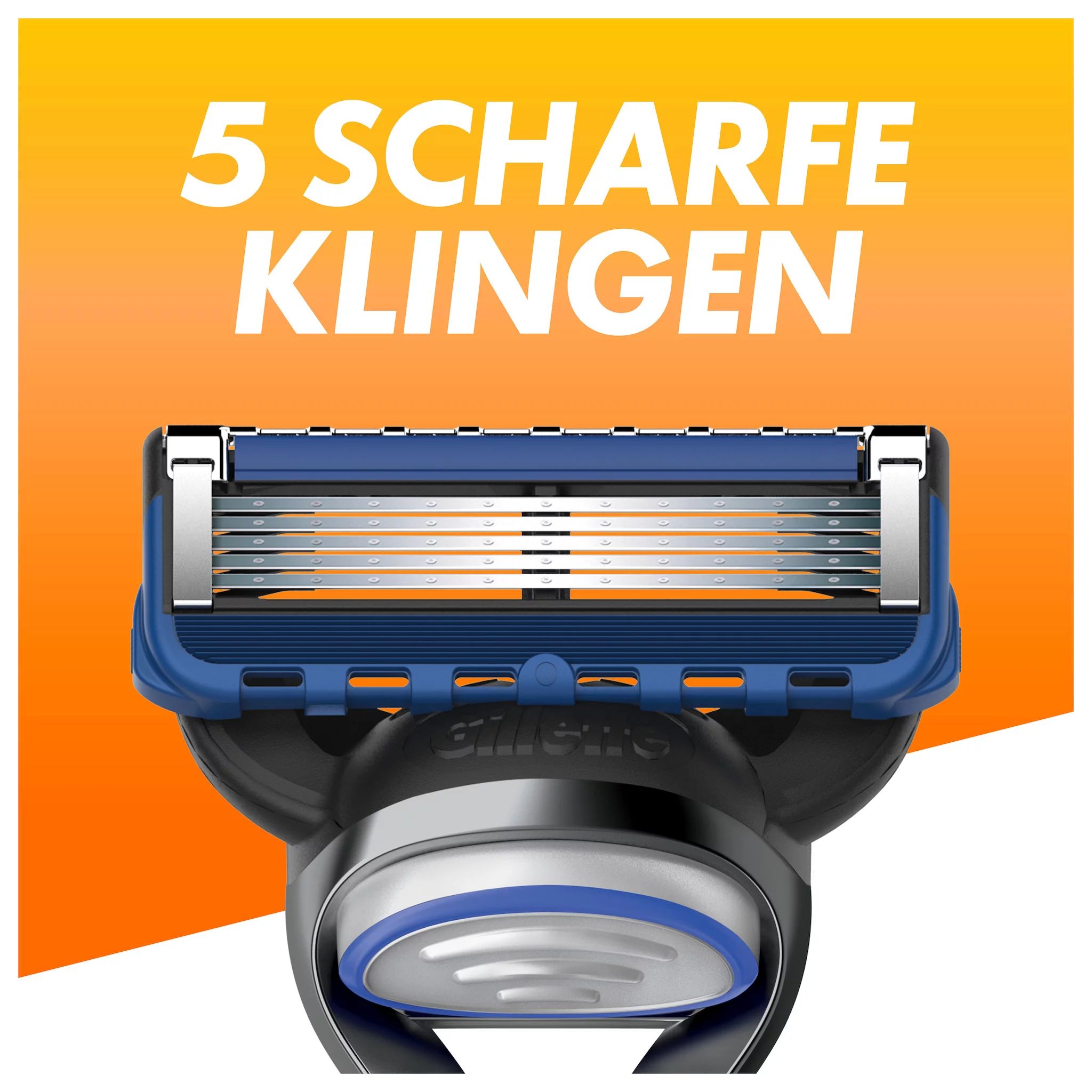 Gillette Fusion 5 Sport Rasierer für Männer + 4 Rasierklingen