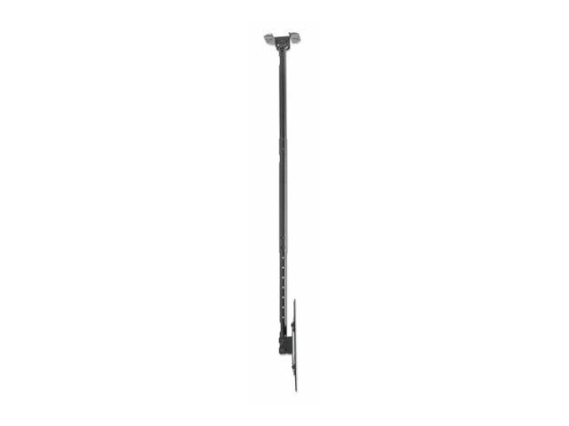 Manhattan Befestigungskit (Deckenplatte) - für Flachbildschirm - heavy-duty steel with powder coating - Schwarz - Bildschirmgröße: 94-203 cm (37"-80")