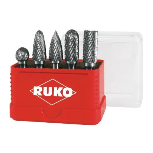 RUKO HM-Frässtiftsatz 5 Stück 12 mm 5 Stück 12 mm