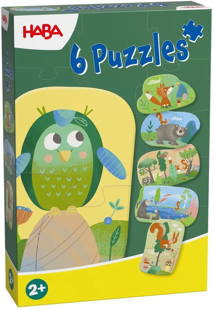 Habermaass GmbH & Co. KG 6 erste Puzzles - Waldtiere