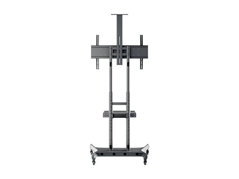 Hagor Multibrackets M Public Floorstand Basic 180 - Aufstellung - für Flachbildschirm / Videokonferenzsystem - Schwarz - Bildschirmgröße: 139.7-203.2 cm (55"-80")