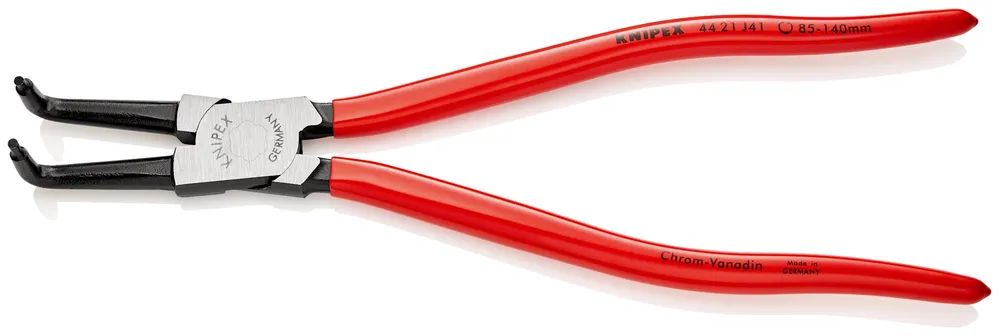 KNIPEX Sicherungsringzange für Innenringe in Bohrungen mit Kunststoff überzogen schwarz atramentiert 300 mm