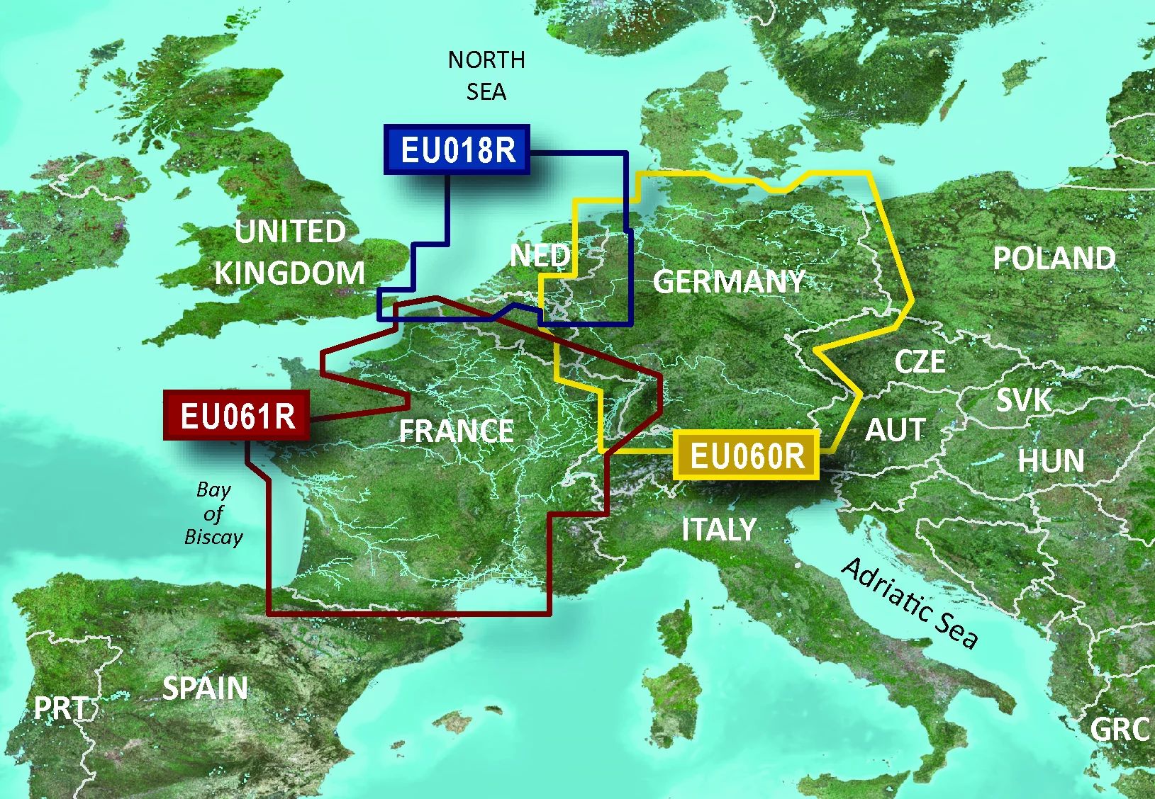 Garmin VEU060R-Germany Inland Waterways