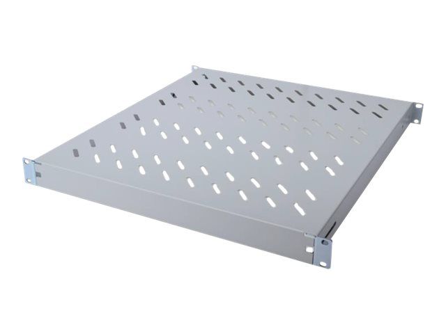 DIGITUS Fachboden mit variablen Befestigungsschienen zum Festeinbau in 483 mm (19")-Schränke