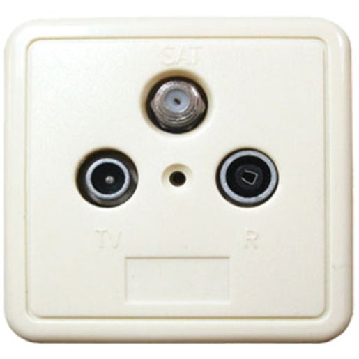 S-Impuls DURCHG.ANT.STECKDOSE SAT/TV/RF / IMPULS TR 83905-10DC SET AP 83905-10DCSETL