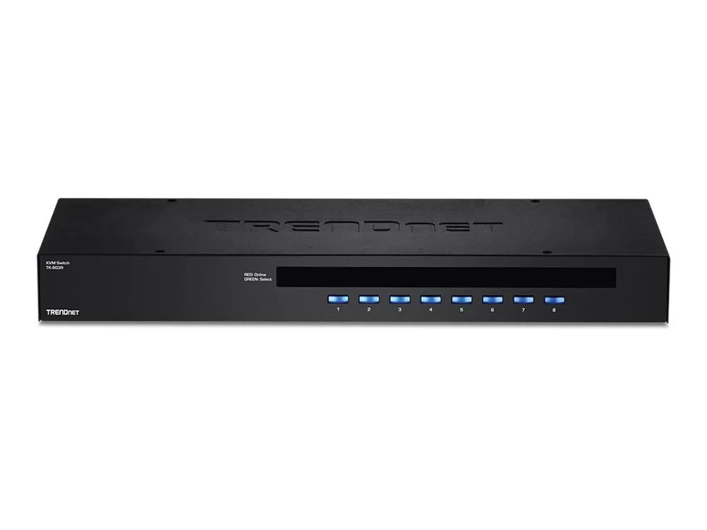 TRENDnet TK 803R - KVM-Switch - 8 x KVM port(s)
