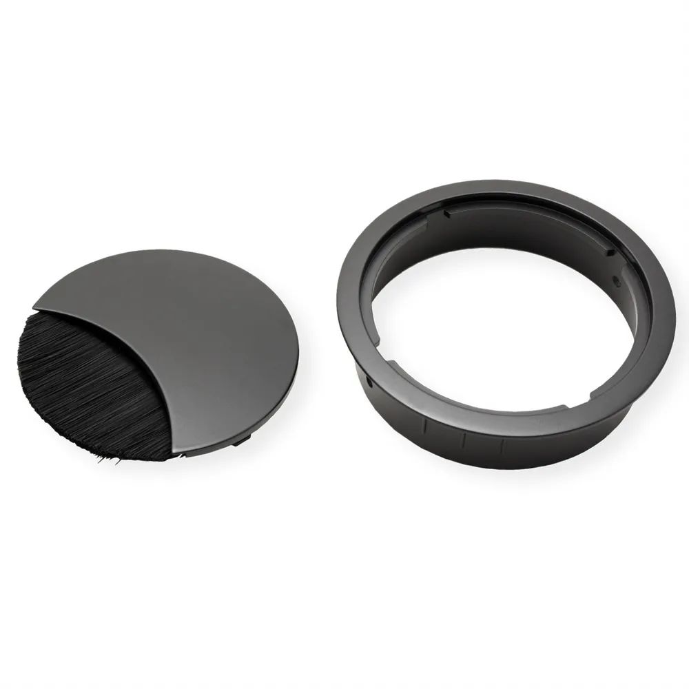 BACHMANN LOOP ROUND Kabeldurchführung, schwarz