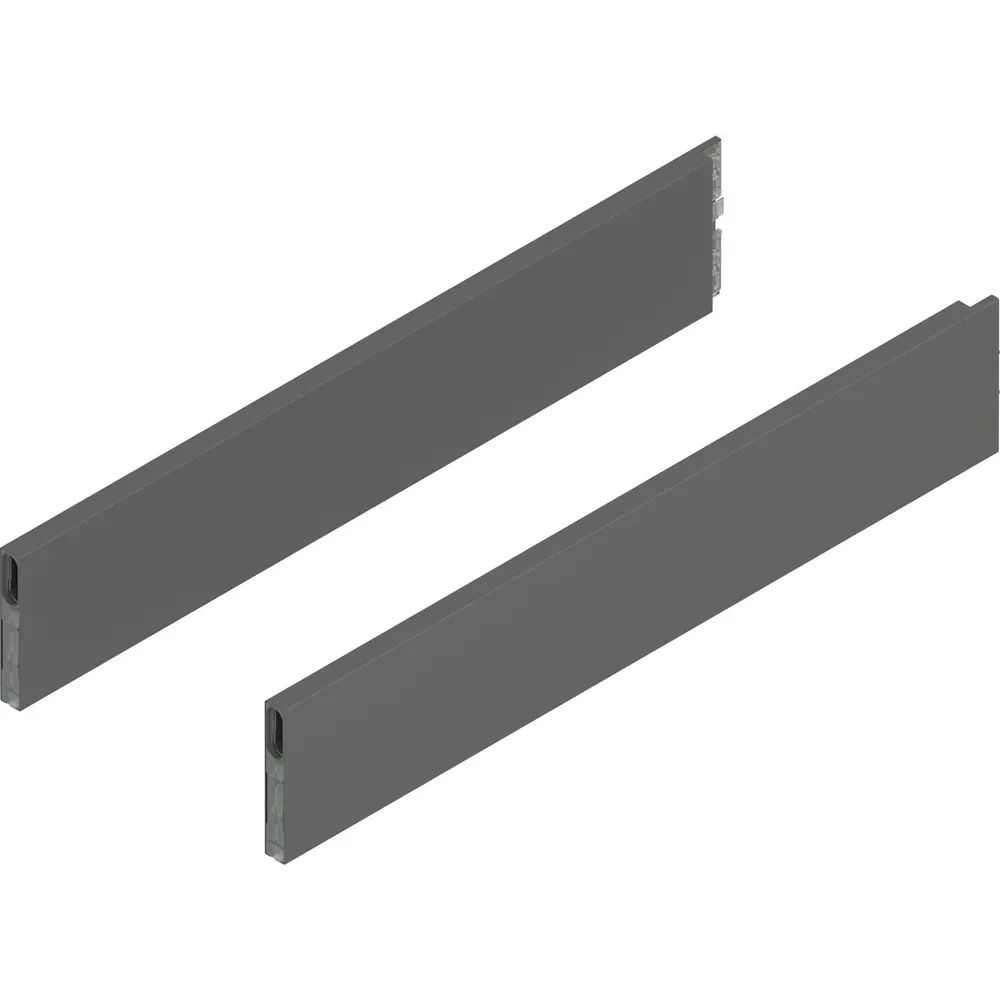 BLUM MERIVOBOX Boxcap Höhe E, NL 550, Oriongrau-matt