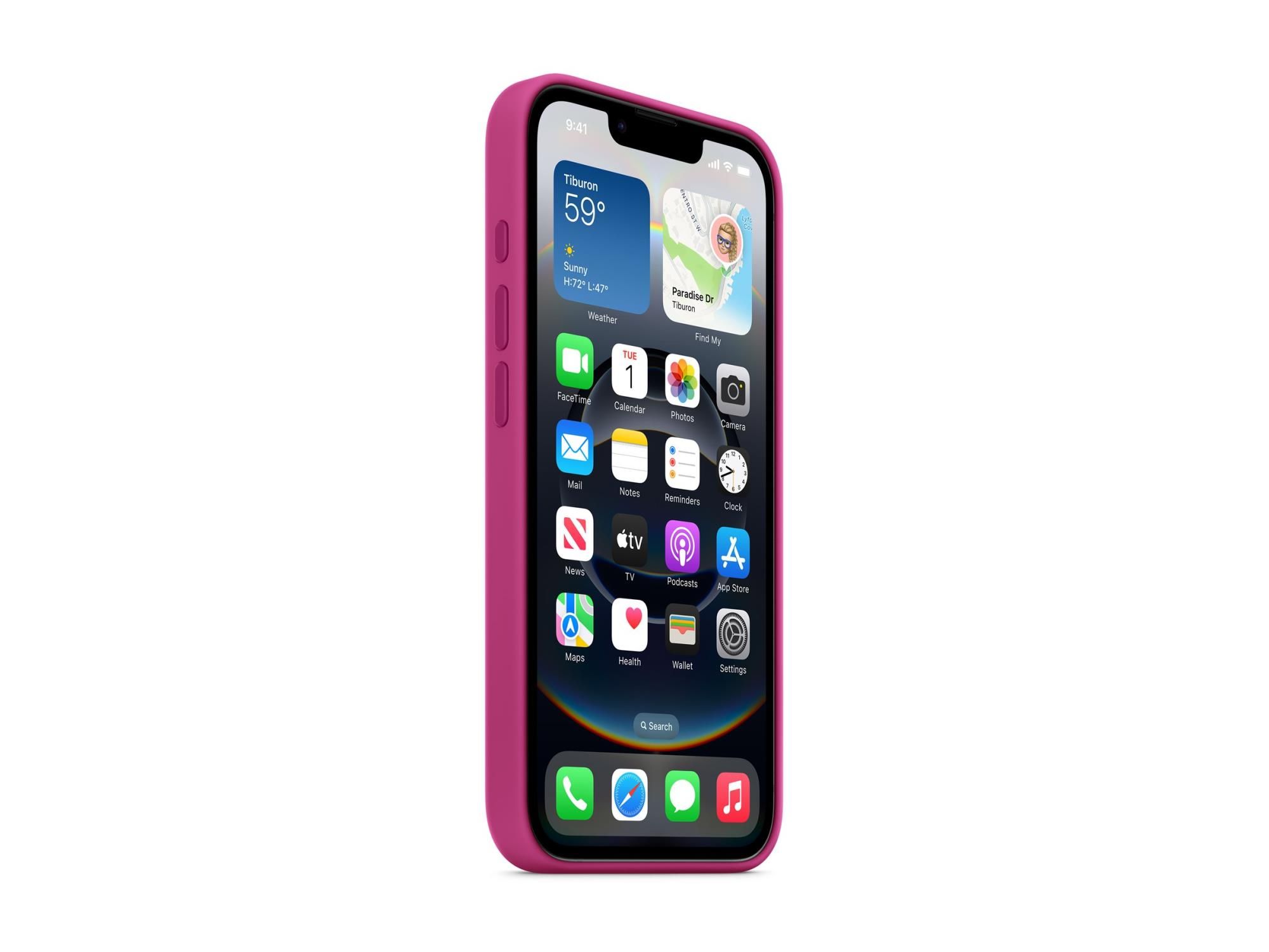 Apple Hintere Abdeckung für Mobiltelefon - Silikon