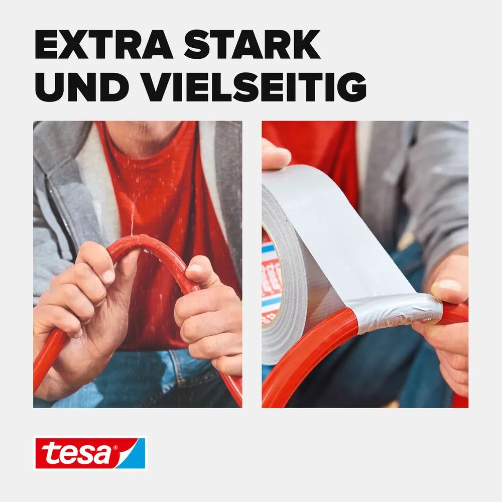 tesa® EXTRA POWER UNIVERSAL Gewebeband, Dreierpack,  Ductape