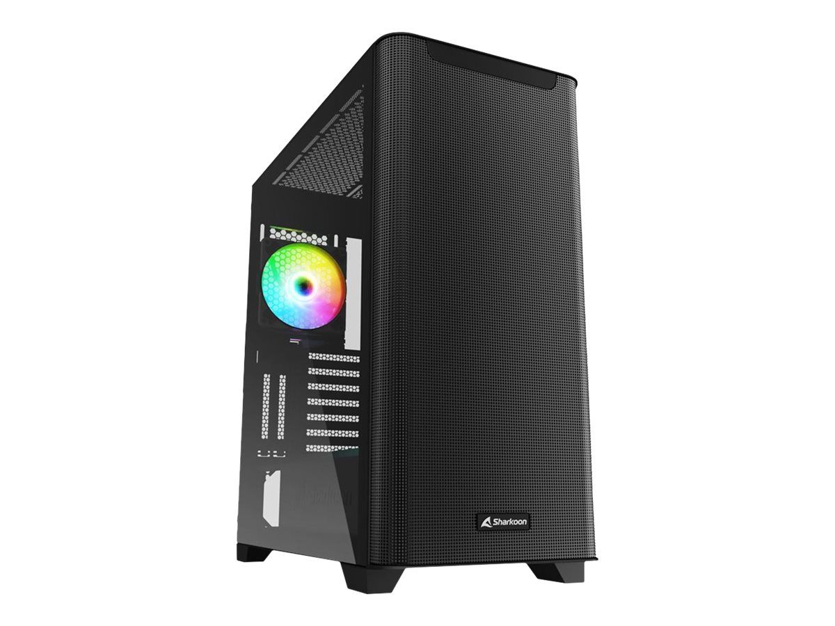 Sharkoon M30 RGB - Mid tower - E-ATX - Seitenteil mit Fenster (gehärtetes Glas)