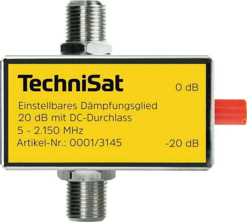 Technisat Einstelbares Dämpfungsglied mit F-Buchsen