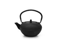 Bredemeijer Group Bredemeijer Tibet - Einzelne Teekanne - 1200 ml - Schwarz - Eisenguss - Edelstahl - 6 Tassen - Teefilter