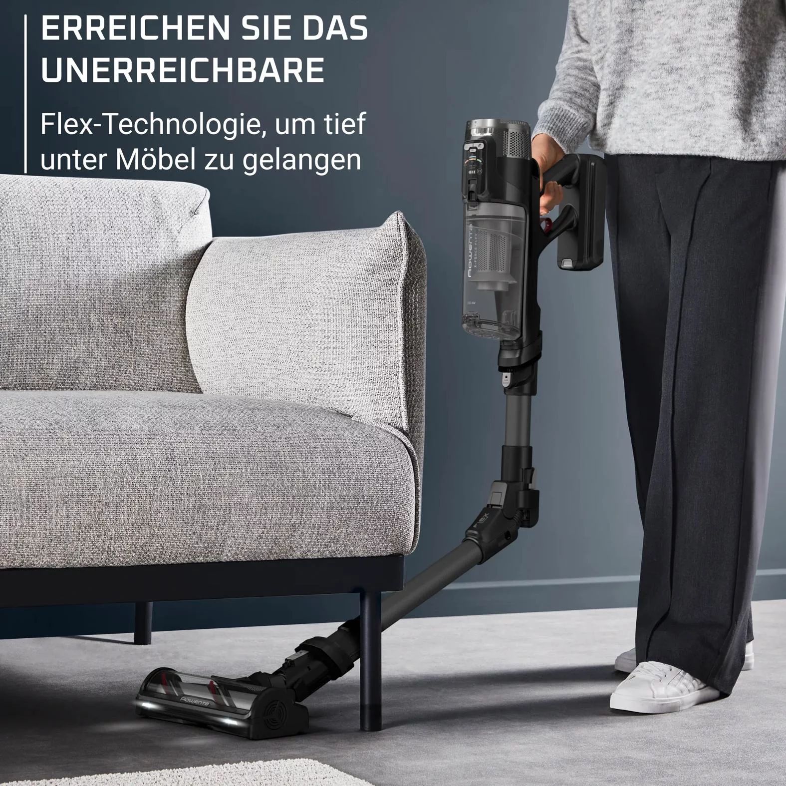 Rowenta RH9L55 Akku-Staubsauger X-Force Flex 12.60 Neo Complete - schwarz