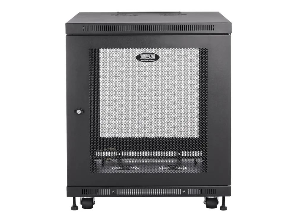 Eaton Tripp Lite Series 12U Rack Enclosure Server Cabinet Doors & Sides 300lb Capacity - Schrank Netzwerkschrank - Schwarz - 12U - 48.3 cm (19")