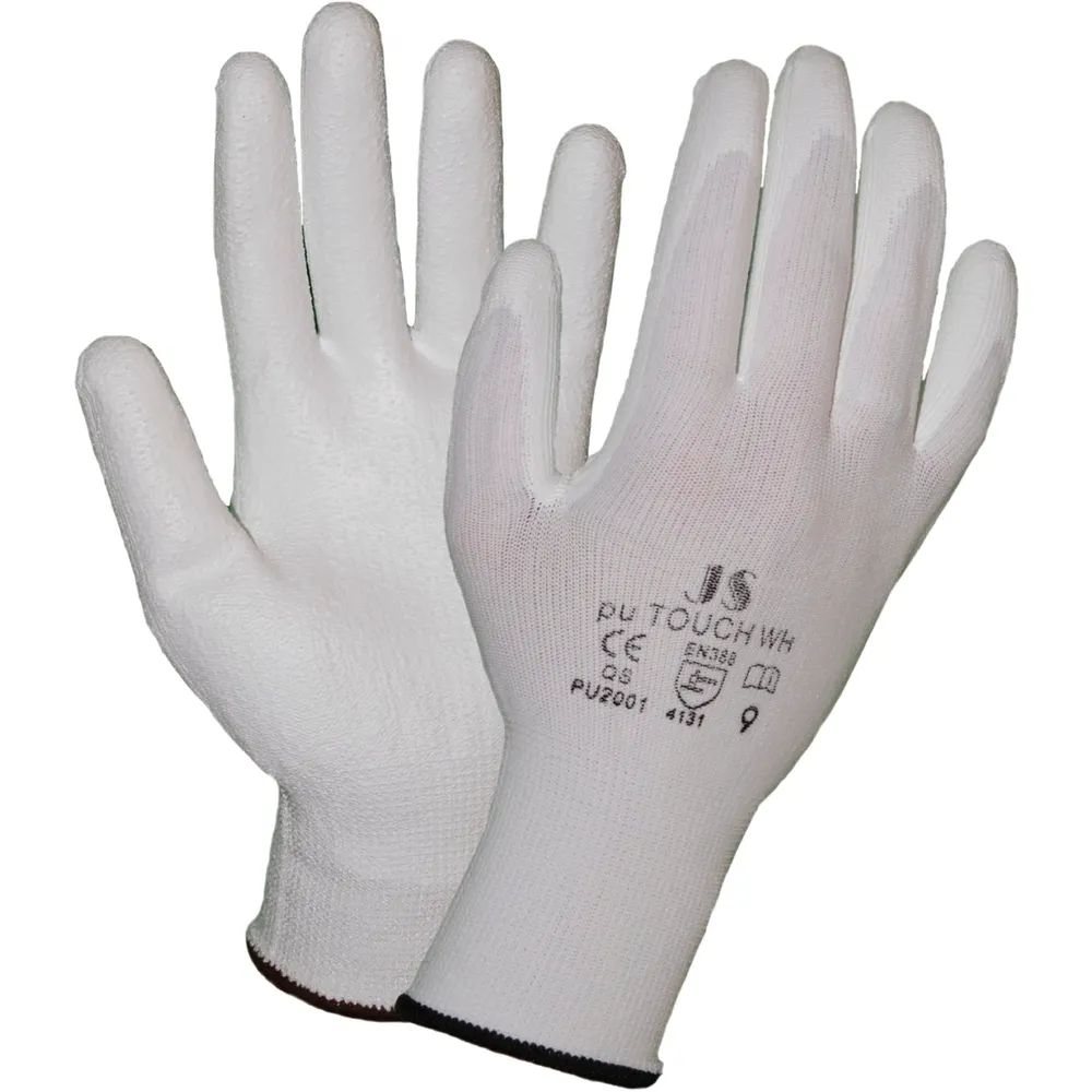 STAFFL Schutzhandschuh PU-Touch weiß Größe 7