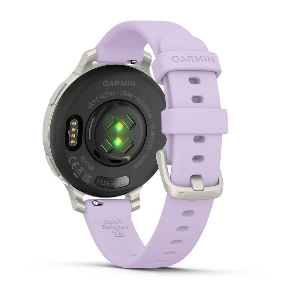 Garmin Lily 2 Active, Silver/Jasmine Purple