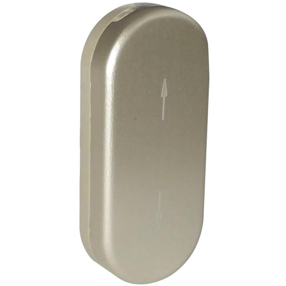 ROTO Steckrosette ROTOLINE - m. Schiebehangerl, Aluminium champagne eloxiert
