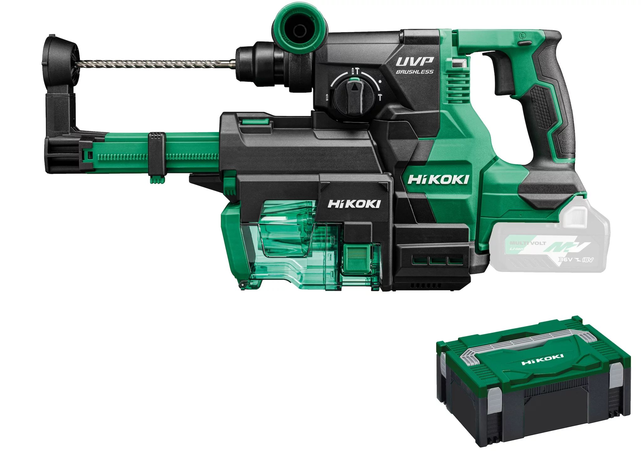 Hikoki DH3628DA-BASIC mit Absaugung im HSC 2
