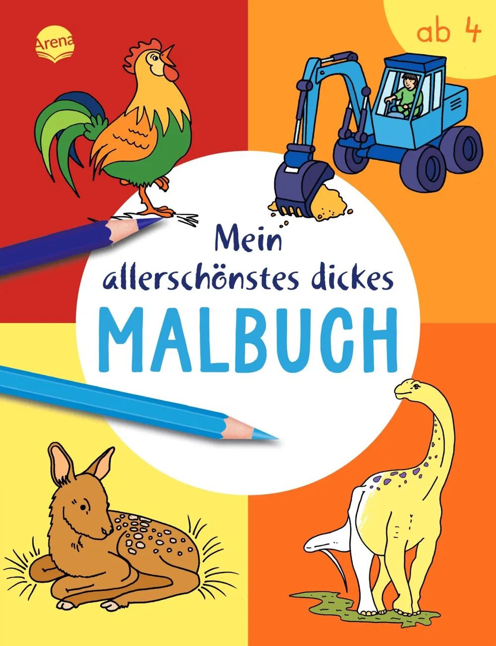 Arena Verlag GmbH Mein allerschönstes dickes Malbuch