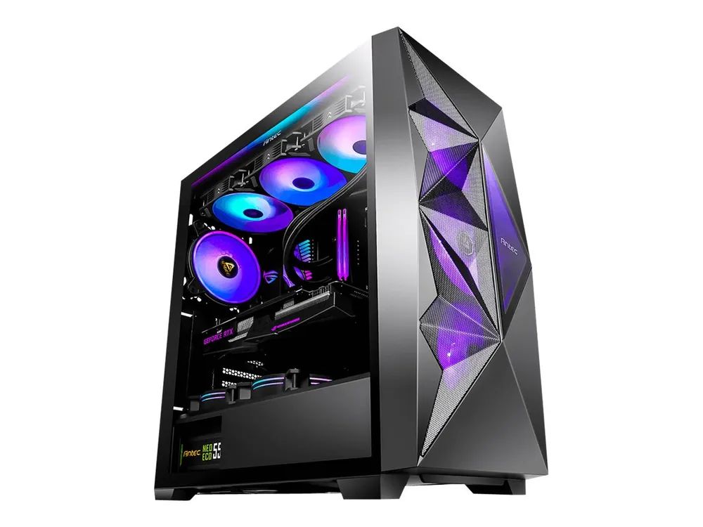Antec Geh Antec Gamer Dark Fleet DF800 FLUX Midi Tower schwarz W7P