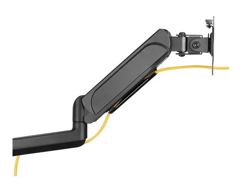 Equip Befestigungskit (Klemmmontagesockel, Tischplattenbohrung, Halterung für Display, Schrauben) - Gasfeder - für 3 LCD displays / curved LCD displays - Kunststoff, stainless steel - Schwarz - Bildschirmgröße: 43.2-68.6 cm (17"-27")