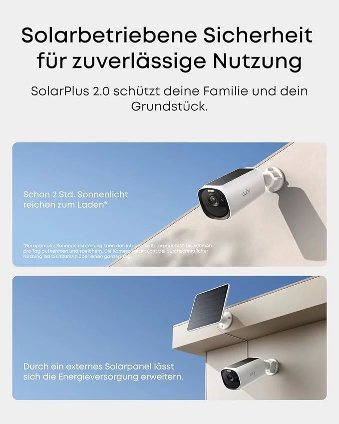 eufy Cam E40 - Add-on - Netzwerk-Überwachungskamera - witterungsbeständig / staubdicht / UV-best