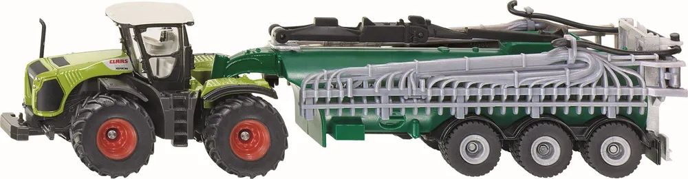 Sieper GmbH SIKU Claas Xerion mit Fasswagen