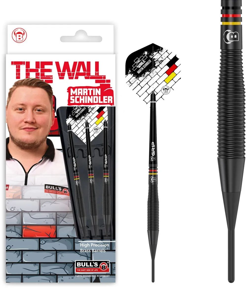Embassy Sporthandel GmbH BULL'S M.Schind. Black Brass Softdart 18