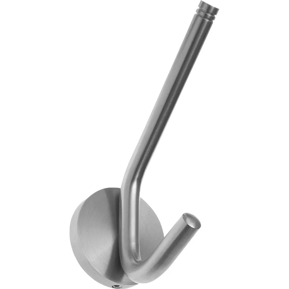 Technik Team Huthaken Jaina Rosette ø 58 mm, Höhe 145 mm, Edelstahl gebürstet