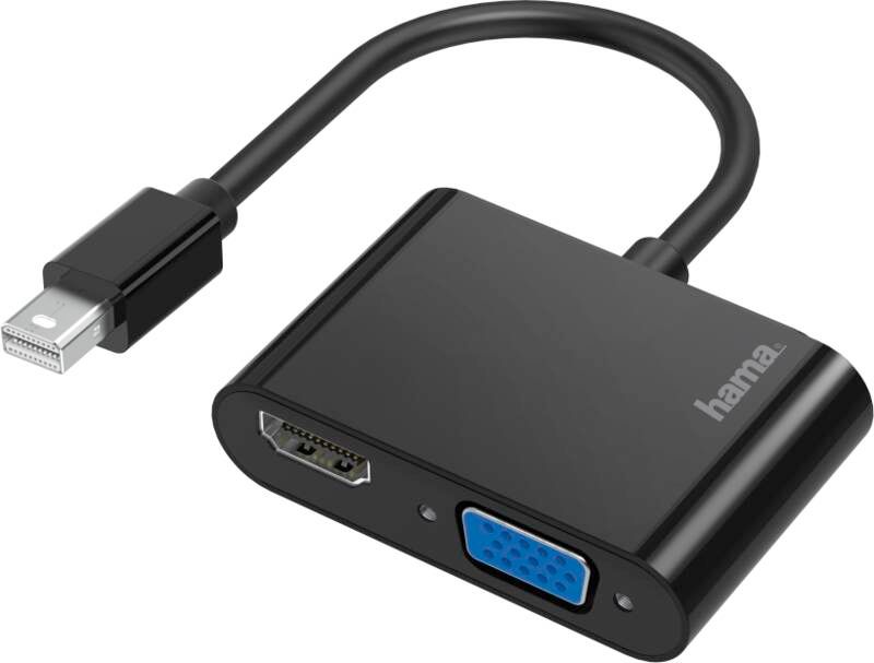 Hama 200330 2in1-MiniDP-Adapter auf VGA + HDMI