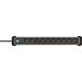 Brennenstuhl 1391030000 - 3 m - Indoor - Abgewinkelt - IP20 - Aluminium - Schwarz - Silber