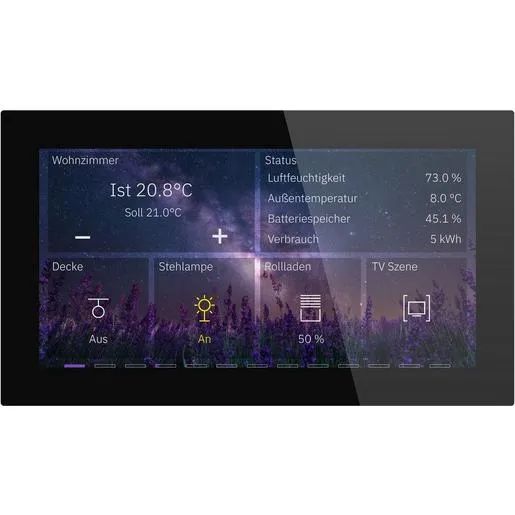 MDT GLAS TOUCH SMART 6Z SEC SW / MDT BE-GTS06TS.01S