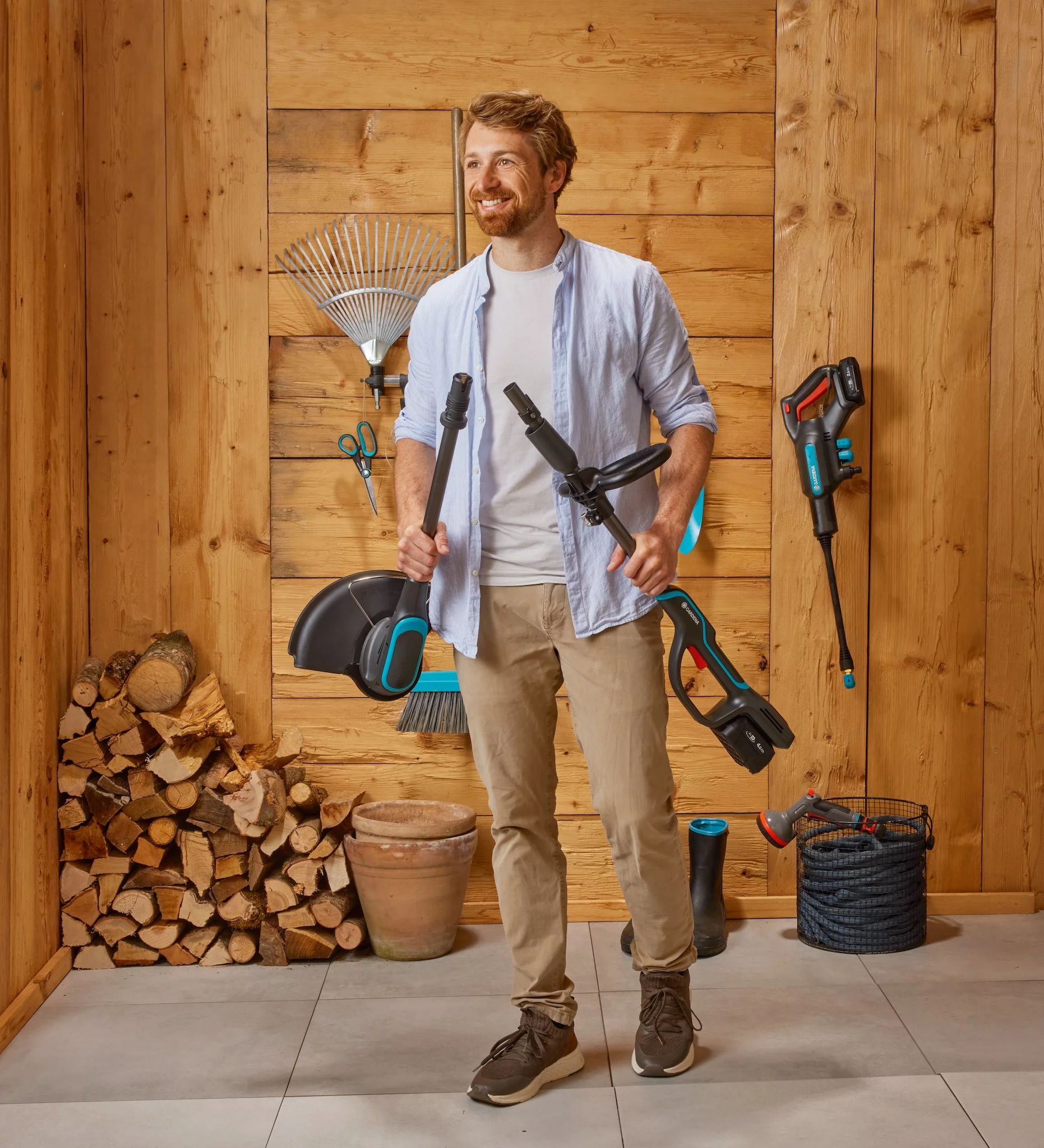 Gardena Akku-Trimmer PowerTrim 30/18V P4A Ready-To-Use Set