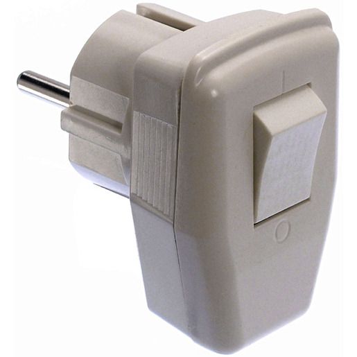 AS Schwabe WINKELSTECKER M. SCHALTER WS / SCHWAB 45035 SCHUTZKONTAKT 45035