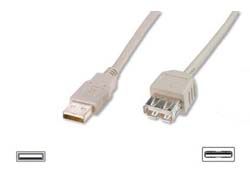 DIGITUS USB 2.0 Verlängerungskabel