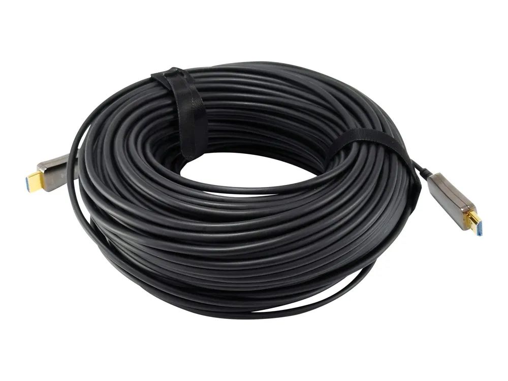 Equip Life - Highspeed - HDMI-Kabel mit Ethernet - HDMI männlich zu HDMI männlich - 70 m - 4K Unterstützung, Active Optical Cable (AOC)