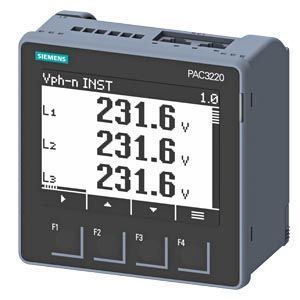 SIEMENS EP SENTRON PAC3220 LCD 96X96 mm Power Monitoring Device